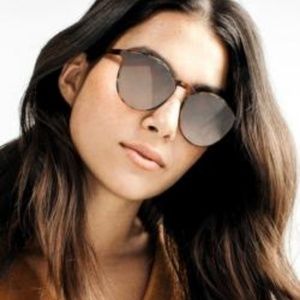 KREWE Collins Nylon sunglasses in Havana